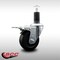 Service Caster 3.5'' SS Soft Rubber Swivel 1-1/4'' Expanding Stem Caster Total Lock Brake SCC-SSEXTTL20S3514-SRS-114 - alternate 4